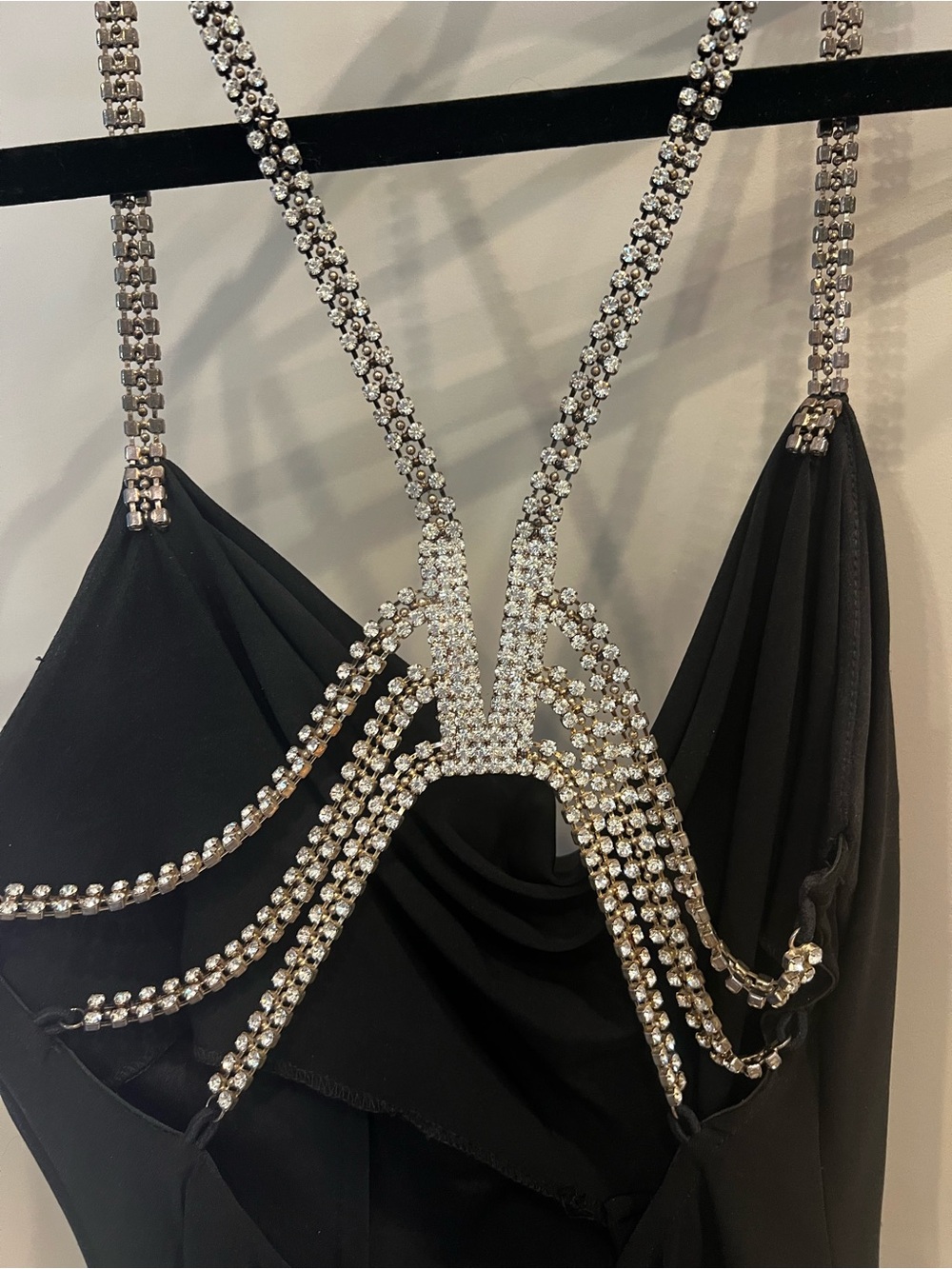 Cache Black Rhinestone-Embellished Top - Picture 8 of 8